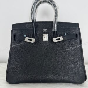 Noir Birkin25 Togo Retourne Gold Silver HW