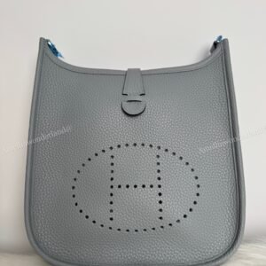 Gris Pantin Evelyn23 Clemence TC Leather Silver