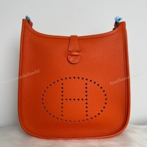 Orange Evelyn23 Clemence TC Leather Gold/Silver