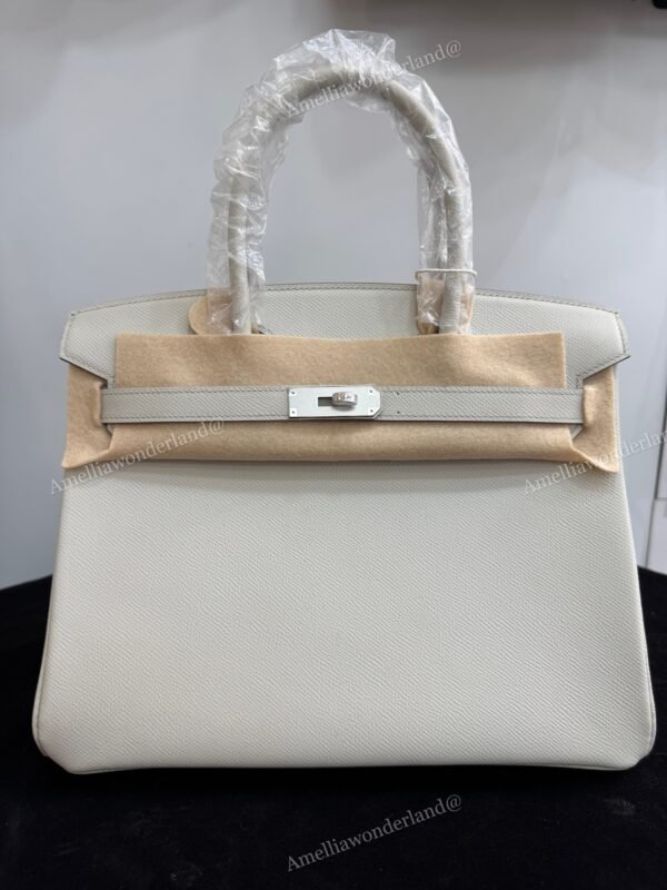 Birkin 30 Beton Espom Retourne Palladium HW